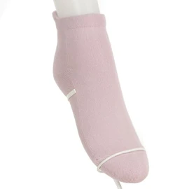 Atsugi JSC1192 Short Crew Socks, Kind Design, Heel Opening with Feathers for Easy Wearing, 100% Organic Cotton Front Thread, 8.7 - 9.4 inches (22 - 24 cm), Pink