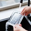 QFkris Clear Glass Butter Dish with Cover for Countertop, 7"