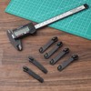 6 PCS Luggage Zipper Pull Replacement, Black Luggage Zipper Pulls