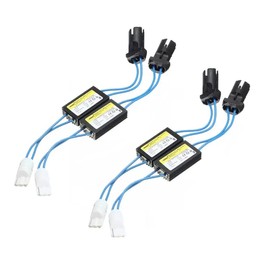 Car Passion 2 x Coppia Resistenze Lampadine Led T10 W5W Spegni Spia Canbus No Errore Luci Posizione Targa Auto (4 Pezzi)