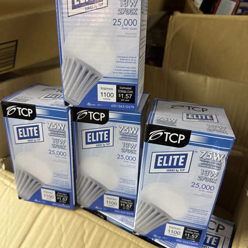 TCP Elite 75W Lightbulb 13W 2700K - Each Sold Separately