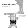 DYH-68B Leveling Base Tripod Head 22 lbs Load Capacity,Black