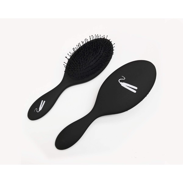 Paddle or Round Brush New Professional Salon Brush by ION Originals Ltd black
