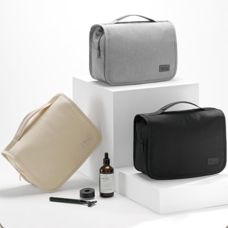 Hanging Toiletry Bag, Grey..
