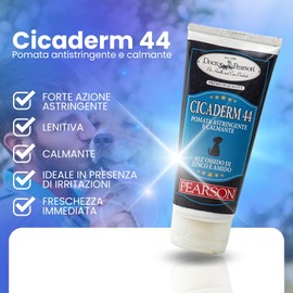 PEARSON Cicaderm 44 Astringent Pomade for Dogs and Cats, Format 100 ml, Made in Italy
