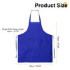 sourcing map 4pcs Bib Apron 70x60cm Unisex Restaurant Kitchen Cooking