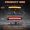 AreLokpri Dynamic Front Rear Bumper Side Marker Lights Compatible with