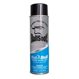 BullSnot! RidABull Engine Degreaser- Premium Cleaner & Degreasing Agent – Heavy Duty Automotive Degreaser for Engine Bay, Car, and Automotive Parts – 16oz Spray