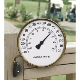 Acurite 3.5" Brass Thermometer