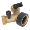 2 Way Ball Valve Durable Brass Plastic Valve Switch 3/4in