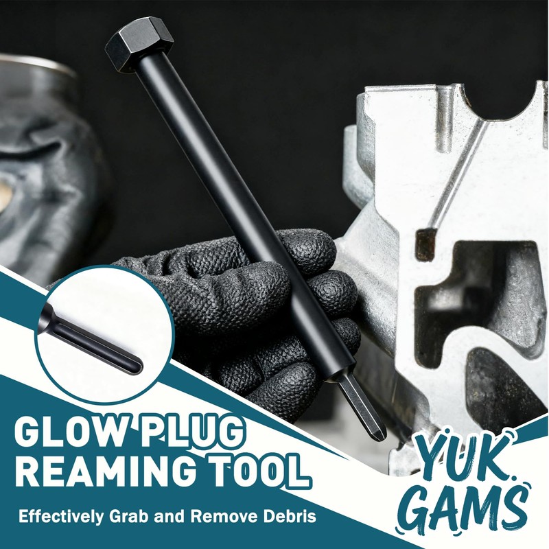 Upgrade Glow Plug Reaming Tool, For 6.6L, 3.0L, and 2.8L