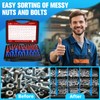 76Pcs Thread Checker, Nut and Bolt Thread Checker 38 Standard
