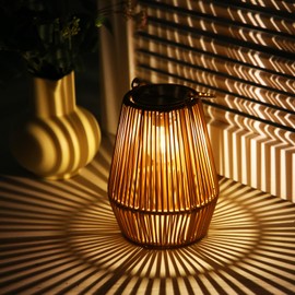 Solar Lanterns, KagoLing Solar Lanterns Outdoor Waterproof Solar Lights for Outside Hanging Solar Woven Lantern Solar Lamp Lights Decoration for Garden,Yard,Patio,Porch,Trees,Lawn,Pathway, 1 Pack