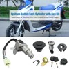 Newnessai Ignition Switch Lock Cylinder with Key Kit, Ignition Starter