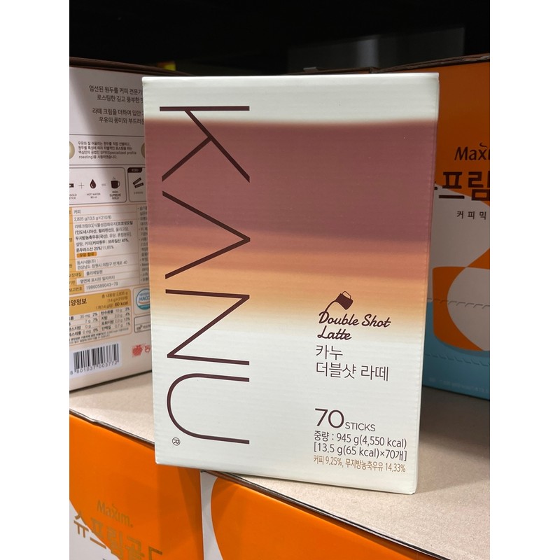 Kanu Double Shot 70T Latte Maxim Dongseo Food / 카누