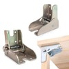 YIDELAI Locking Hinge 1 Pair Multifunctional 90 Degree Automatic Locking