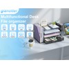 gianotter Desk Organizers and Accessories with File Holder, 4-Tier Desk