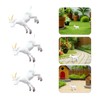 FUNOMOCYA 6Pcs Mini Goat Figurines Realistic Goat Statues for Home