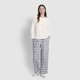 JAJU [JAJU] Women's Microfiber Pajama T-Shirt_Ivory