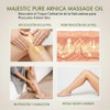 Majestic Pure Arnica Aceite de masaje para hombres y mujeres,
