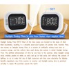 CLSSLVVBN Digital Display Vibration Bed Clock for Student Dormitory with