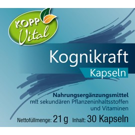KOPP Vital® Kognikraft 30 Capsules 21 g Dietary Supplement Vitamins