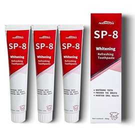 NASHUDA  Probiotic Toothpaste is a fortified formula that balances oral microbes, removes stains and freshens breath. - Specification: 3pcs