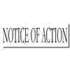 Acorn Sales - Large Notice Of Action Rubber Stamp