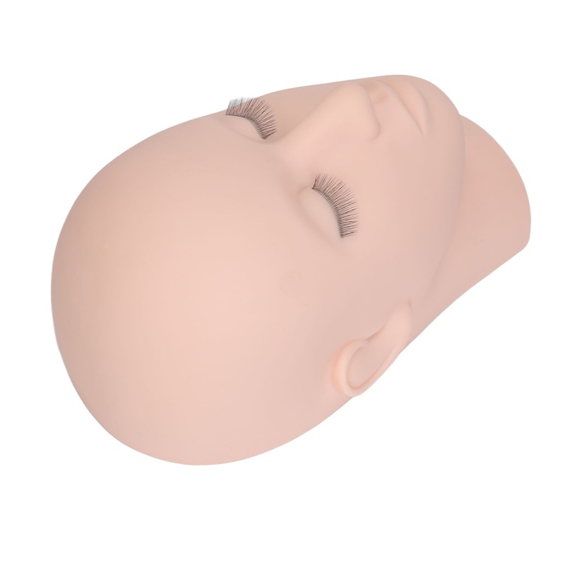 Eyelash Mannequin Head 3 Layers High Density Lash Extension Makeup