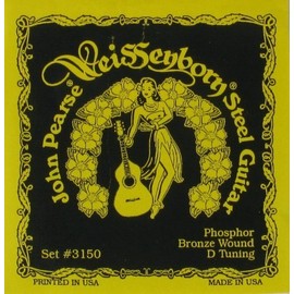 John Pearse 3150H Weissenborn Guitar Phosphor Bronze D Tuning .017-.068
