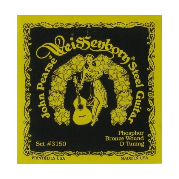 John Pearse 3150H Weissenborn Guitar Phosphor Bronze D Tuning .017-.068