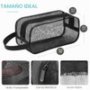 Bolsa de malla portátil para artículos de aseo personal, para