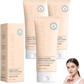 Power Peptide Firming Body Cream, Moisturizing Body Cream, Lightweight Hydrating Formula for Daily Skin Care (1Pcs)