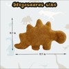 Stegosaurus-Dino Chicken Nugget Plush, Cute Stegosaurus Chicken Nuggets Plush Pillow