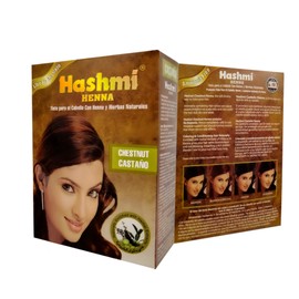 5 HENNA TINTE PARA CABELLO (CASTAÑO) HASHMI | LO MAS NATURAL | SIN MALTRATAR TU CABELLO |