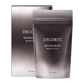 DECORTÉ White Logist, Overnight Inner Plus Supplement, 1.3 oz (37.8 g) (1 tablet weight 315 mg x 120 capsules)