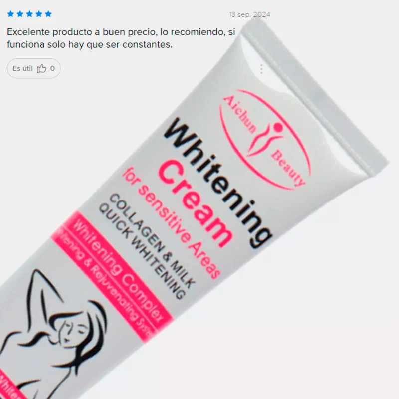 Crema Aclaradora Cara Axilas Codos Cuello Rodillas Genitales Rosas