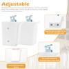 4 Pcs Cabinet Suspension Fittings Hangers, Hanging Bracket Wall Mounting,