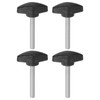 QUARKZMAN Pack of 4 Thumb Screws M6 x 45 mm
