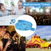 L LIKED 2000 Blue Raffle Tickets with Perforations and Consecutive