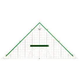 M+R 723320000 Set Square 32 cm Clear Backing – Green