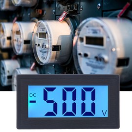 YB5135DB Digital Voltage Voltmeter LCD Display Tester Meter AC100 240V Power Supply DC 0-500V Blue Backlight LED Panel Accuracy