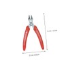 OSALADI 2pcs Stainless Steel Multi-purpose Sharp-nose Pliers Tool for Wire