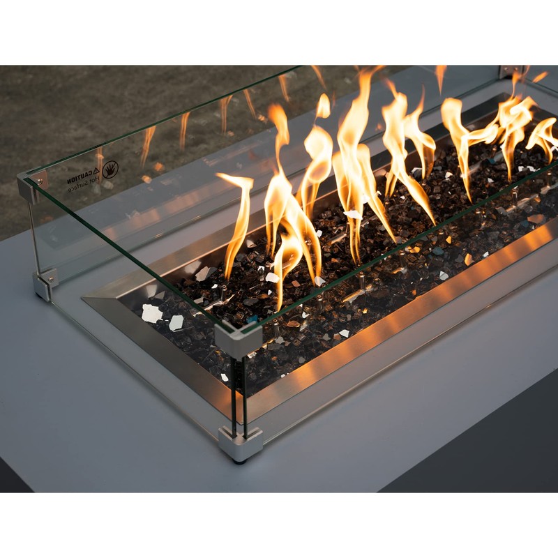 Stanbroil 10-Pound Fire Glass - 1/2 inch Reflective Tempered Fire