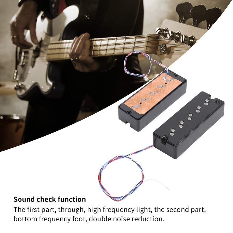 GMB33 Double 5‑String Bass Pickup Set for 5‑String Guitar Bass