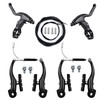 Hmseng V-Type Bike Brake Set, Complete Universal Bike Front and