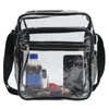 Clear Messenger Bag PVC Waterproof Visible Zipper Design Crossbody Tote