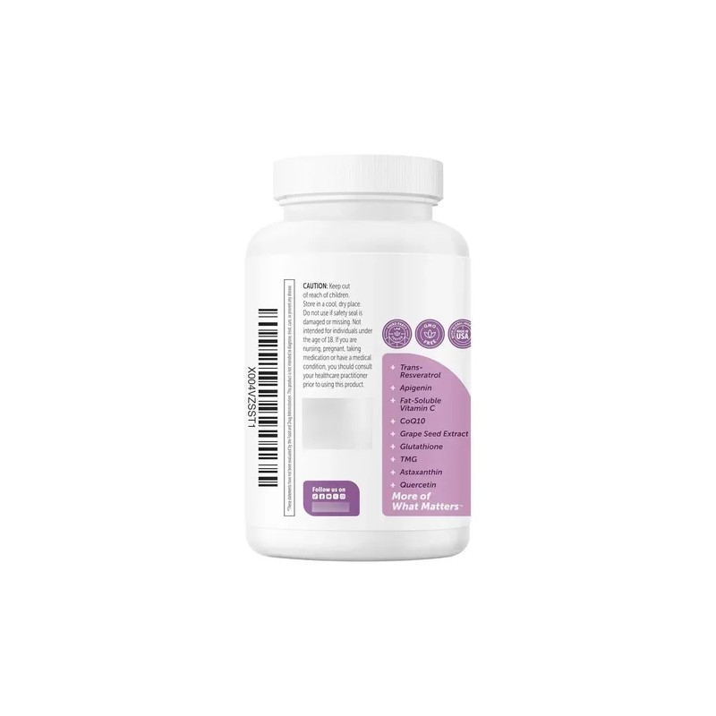 Micro Ingredientes Nmn Complejo 1000mg,120 Cáps,resveratrol