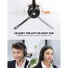 TECKNET Bluetooth Headset, Wireless Headset with Noise Canceling Microphone for