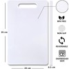 Plastic Thick Chopping/Cutting Board, Juice Grooves, Non-Porous, Handled, Non-Slip, Best